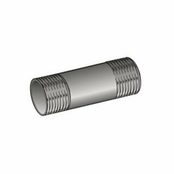 Pannext Fittings PanNext NB-07100 Pipe Nipple, 3/4 in, Steel, SCH 40 Schedule, 10 in L 584-100HN